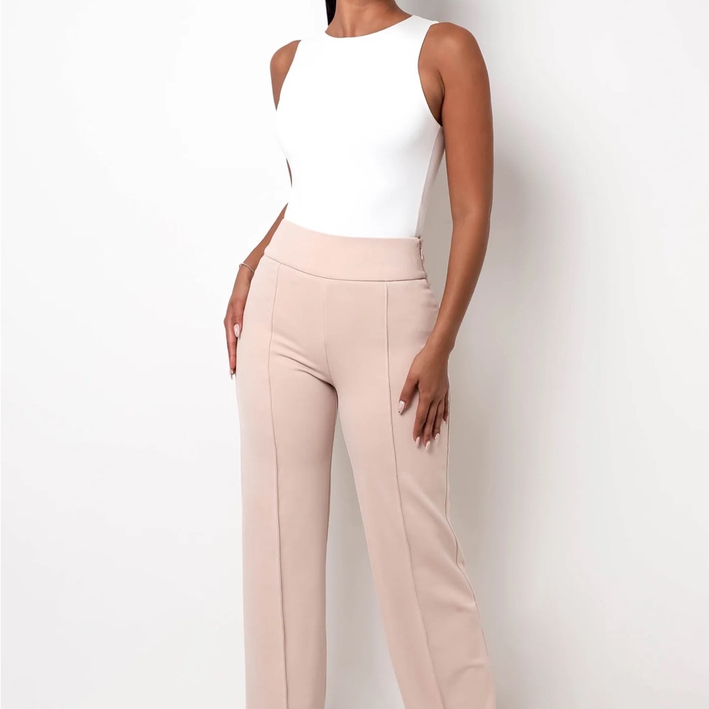 WHITE work trousers
